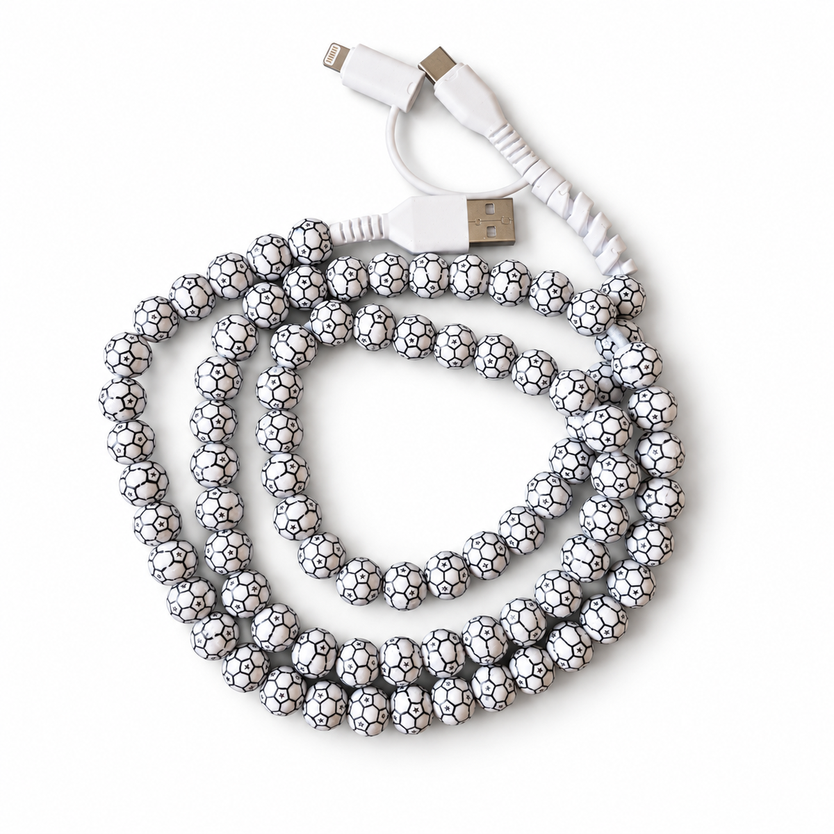 Sports Beaded Charging Cable