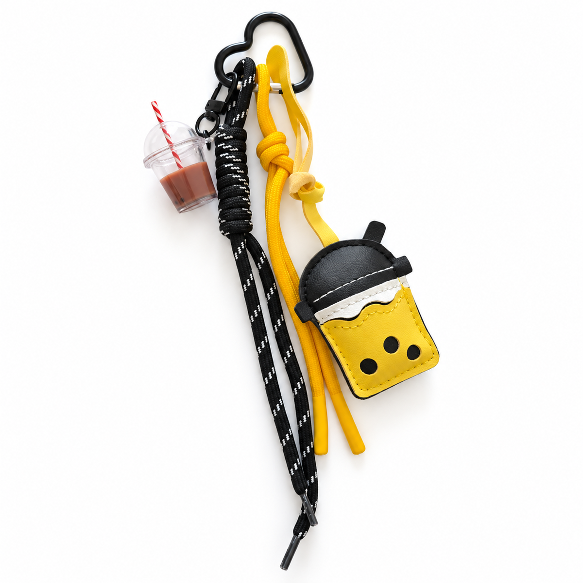 Bubble Tea Bag Charm & Keychain