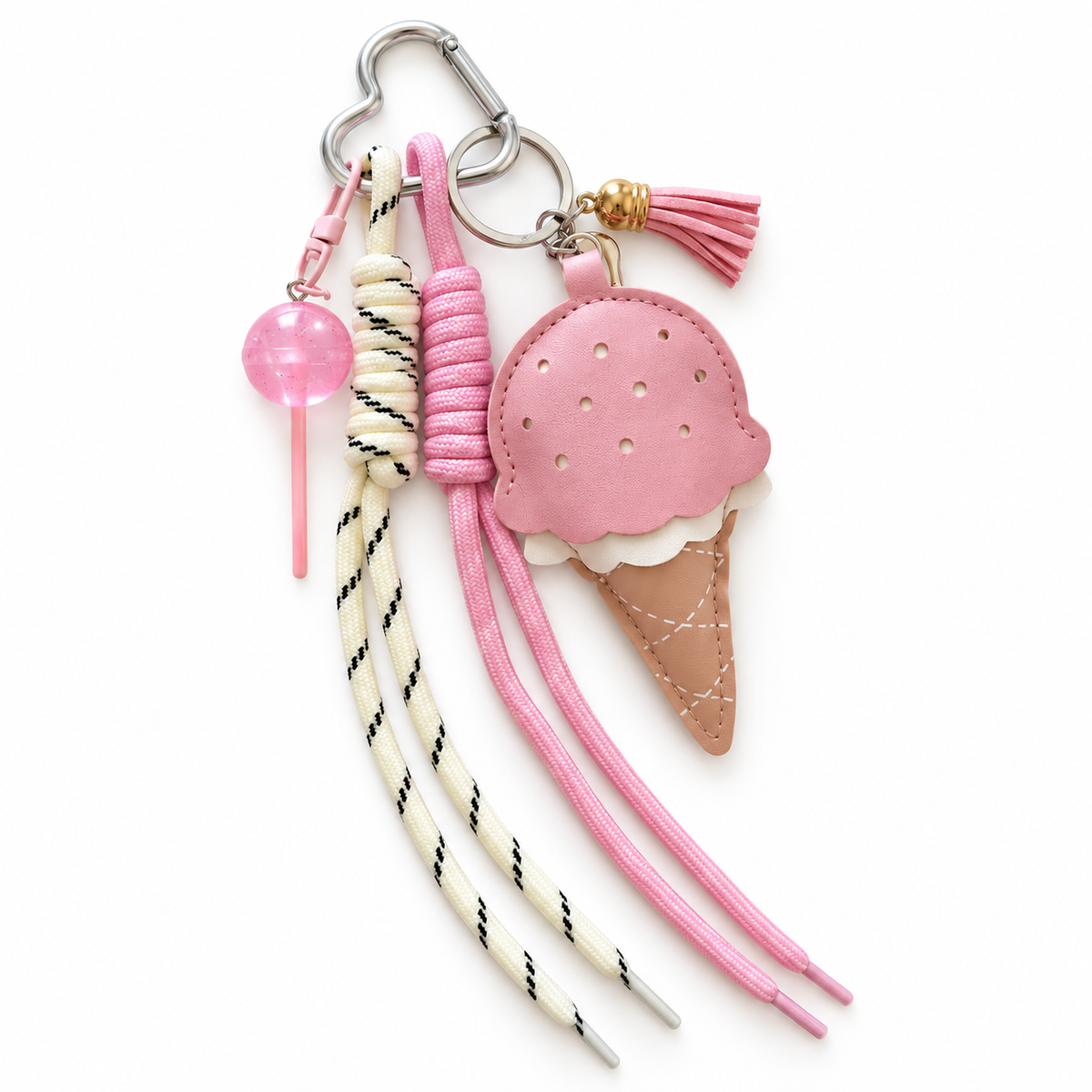 Ice Cream Bag Charm & Keychain
