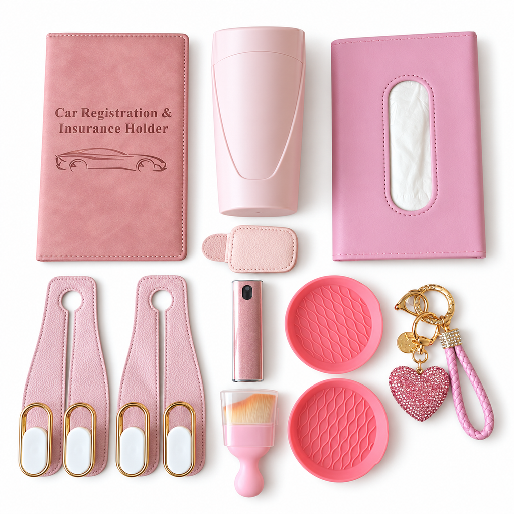 Blush Pink Car Kit Plus