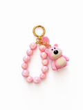Iridescent Bear Phone Charm & Wristlet