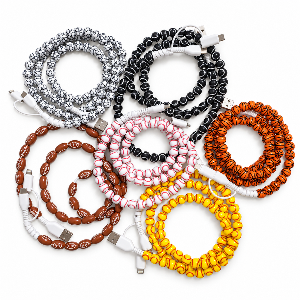Sports Beaded Charging Cable