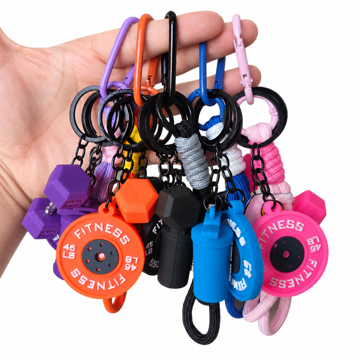Fitness Bag Charm & Keychain