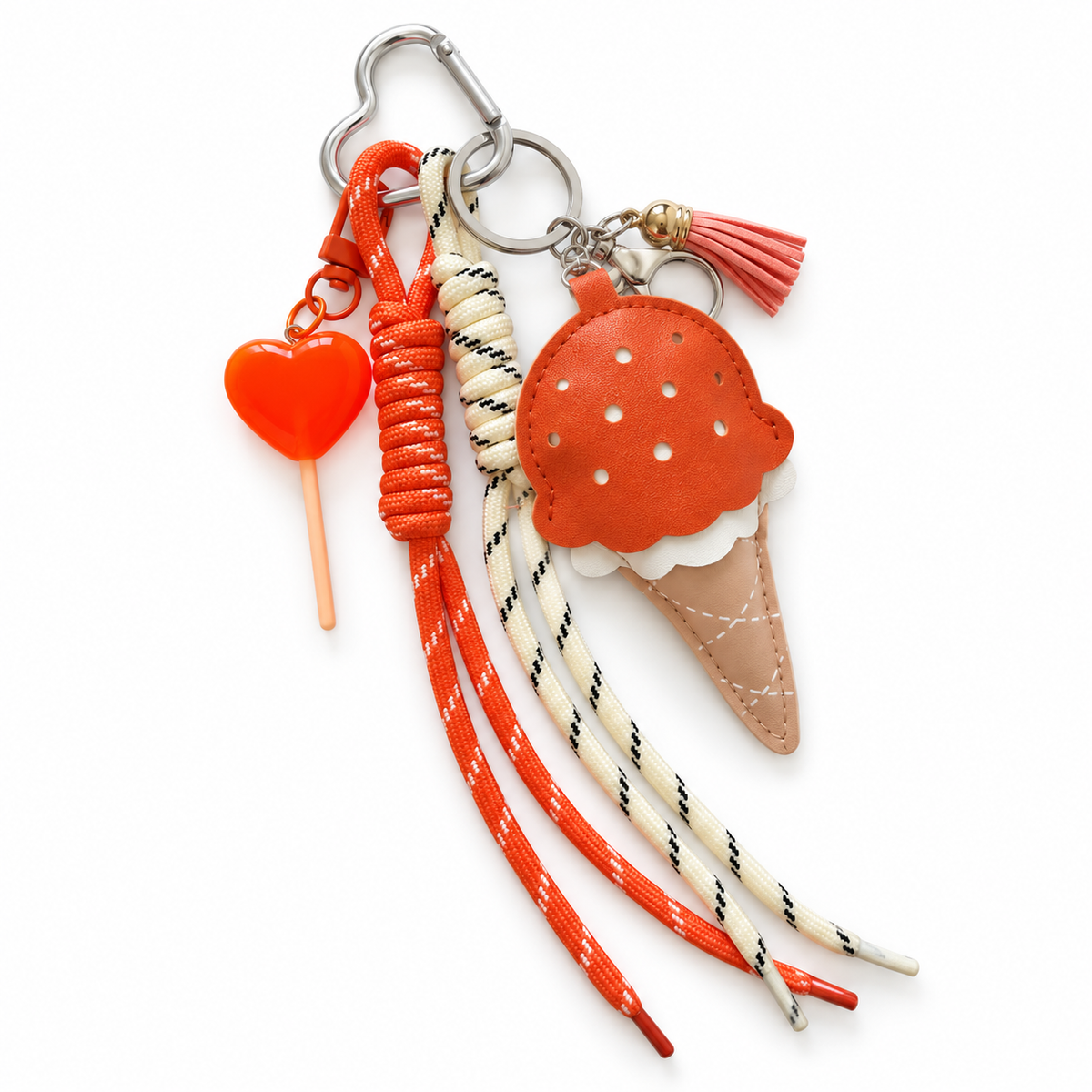 Ice Cream Bag Charm & Keychain