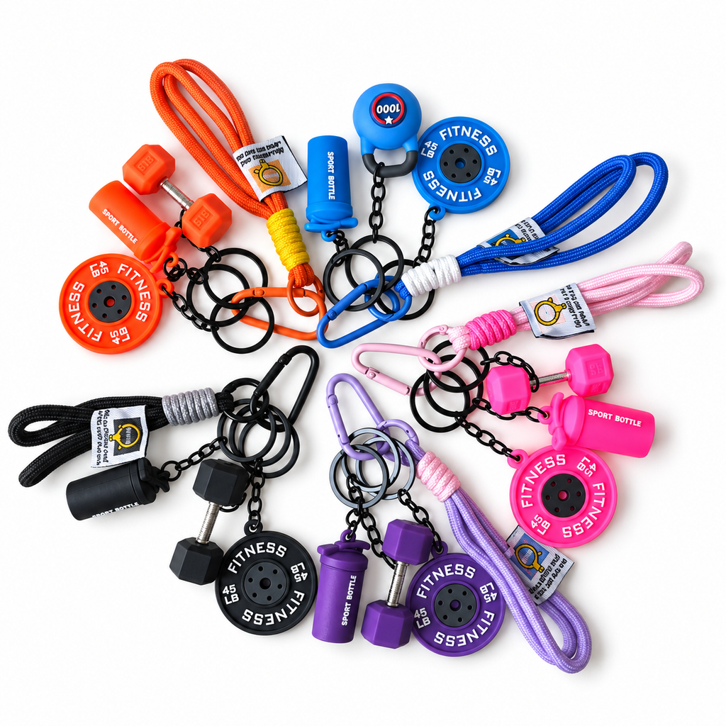 Fitness Bag Charm & Keychain