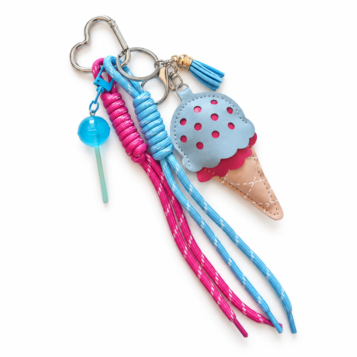 Ice Cream Bag Charm & Keychain