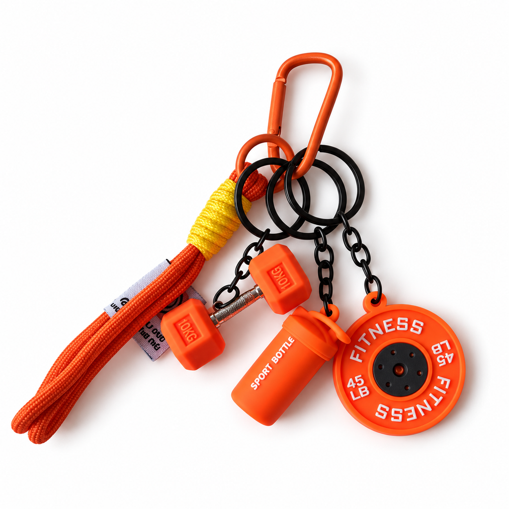 Fitness Bag Charm & Keychain