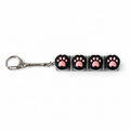 Light-Up Paw Fidget Keychain
