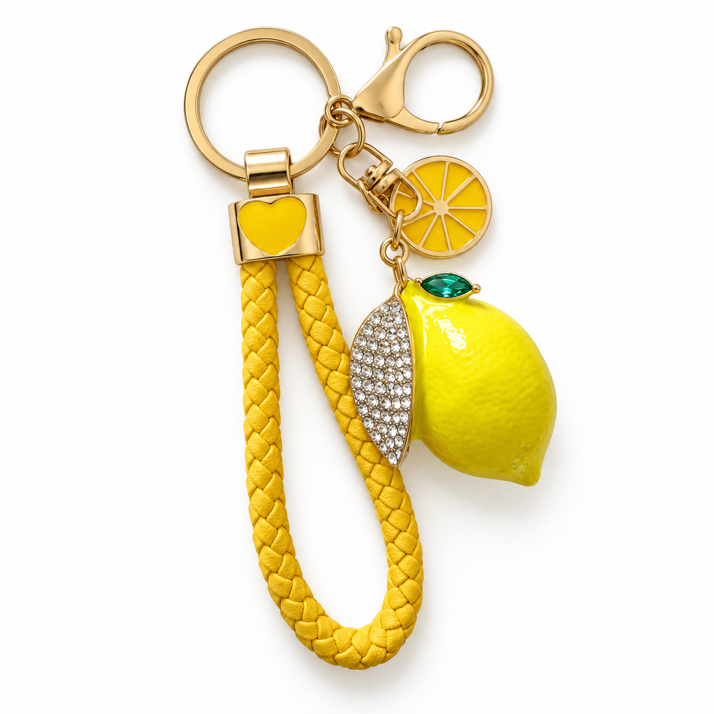 Lemon Bag Charm & Keychain