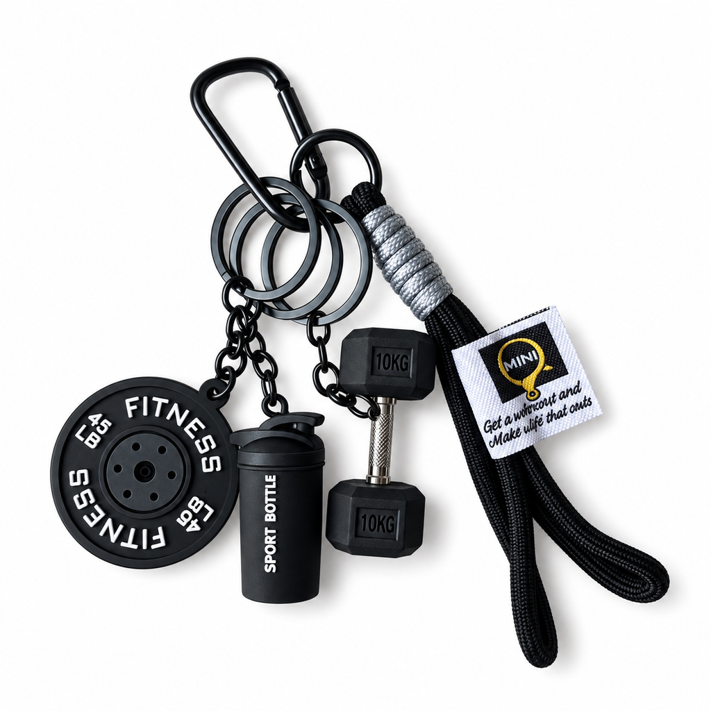 Fitness Bag Charm & Keychain