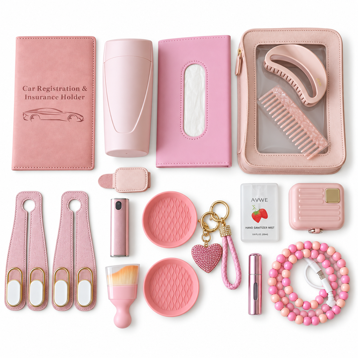 Blush Pink Car Kit Plus